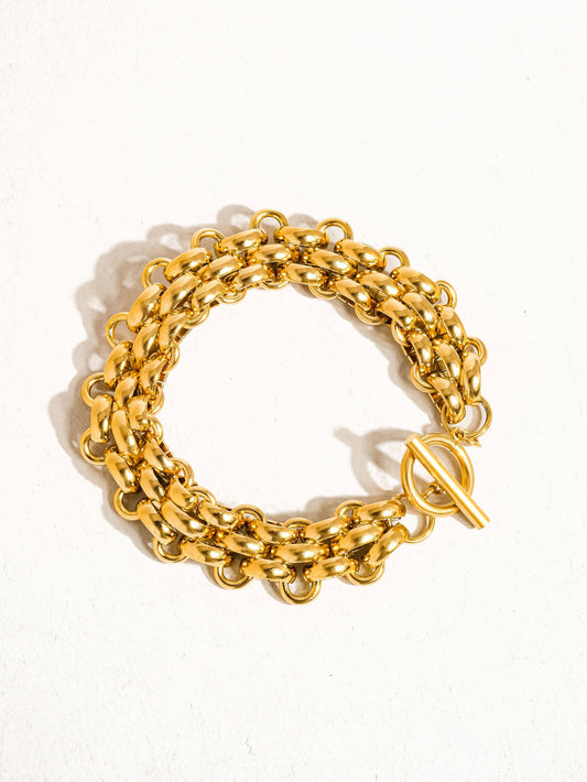 MÍSTIKA 18K GOLD WEAVE BRACELET