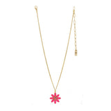 TOVA MINI MOLLY NECKLACE IN ELECTRICS: ELECTRIC PINK
