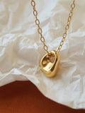 MÍSTIKA SCULPTED GOLD PENDANT NECKLACE