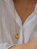 MÍSTIKA SCULPTED GOLD PENDANT NECKLACE
