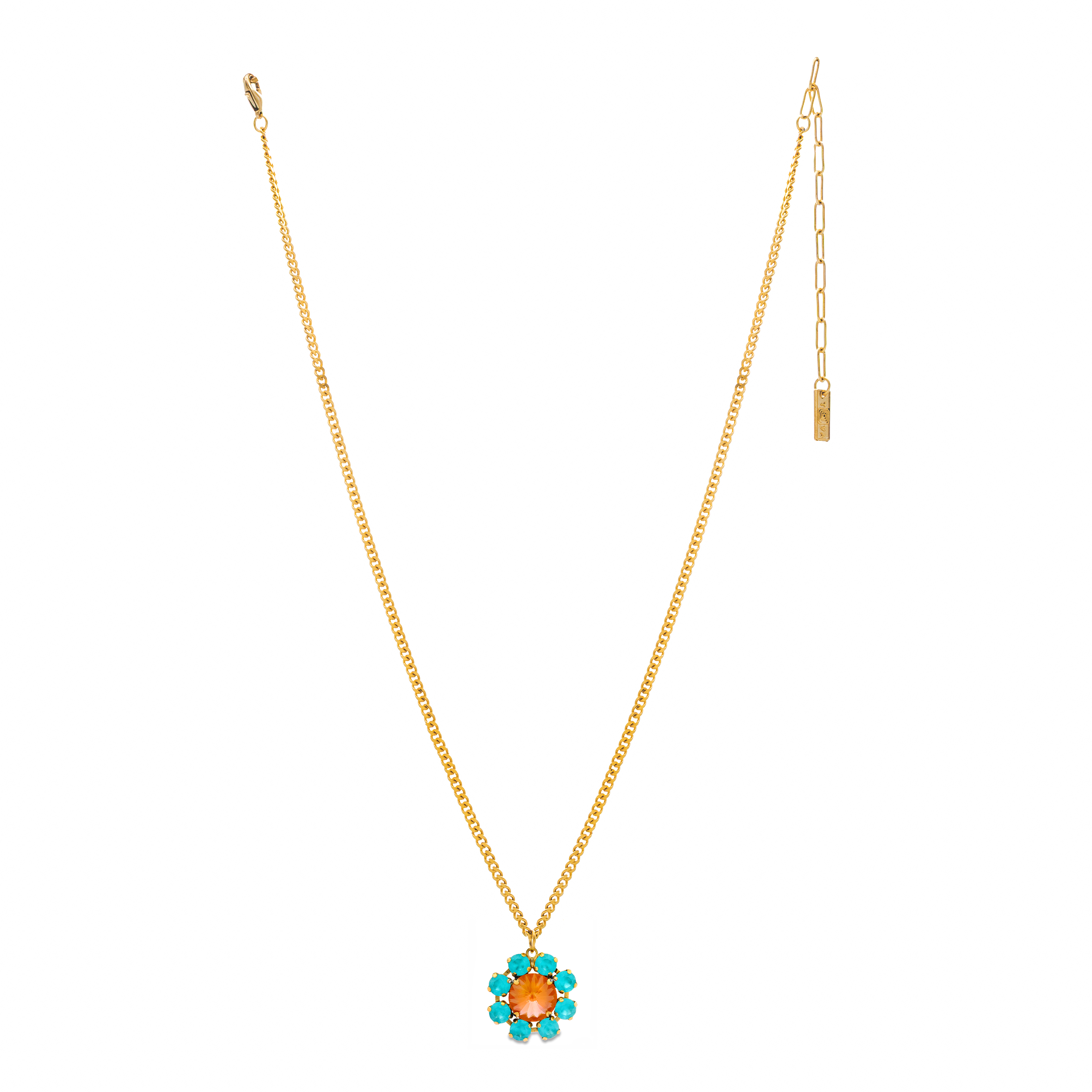 TOVA TWIGGY PLUS NECKLACE IN CANDY CRUSH: TANGERINE