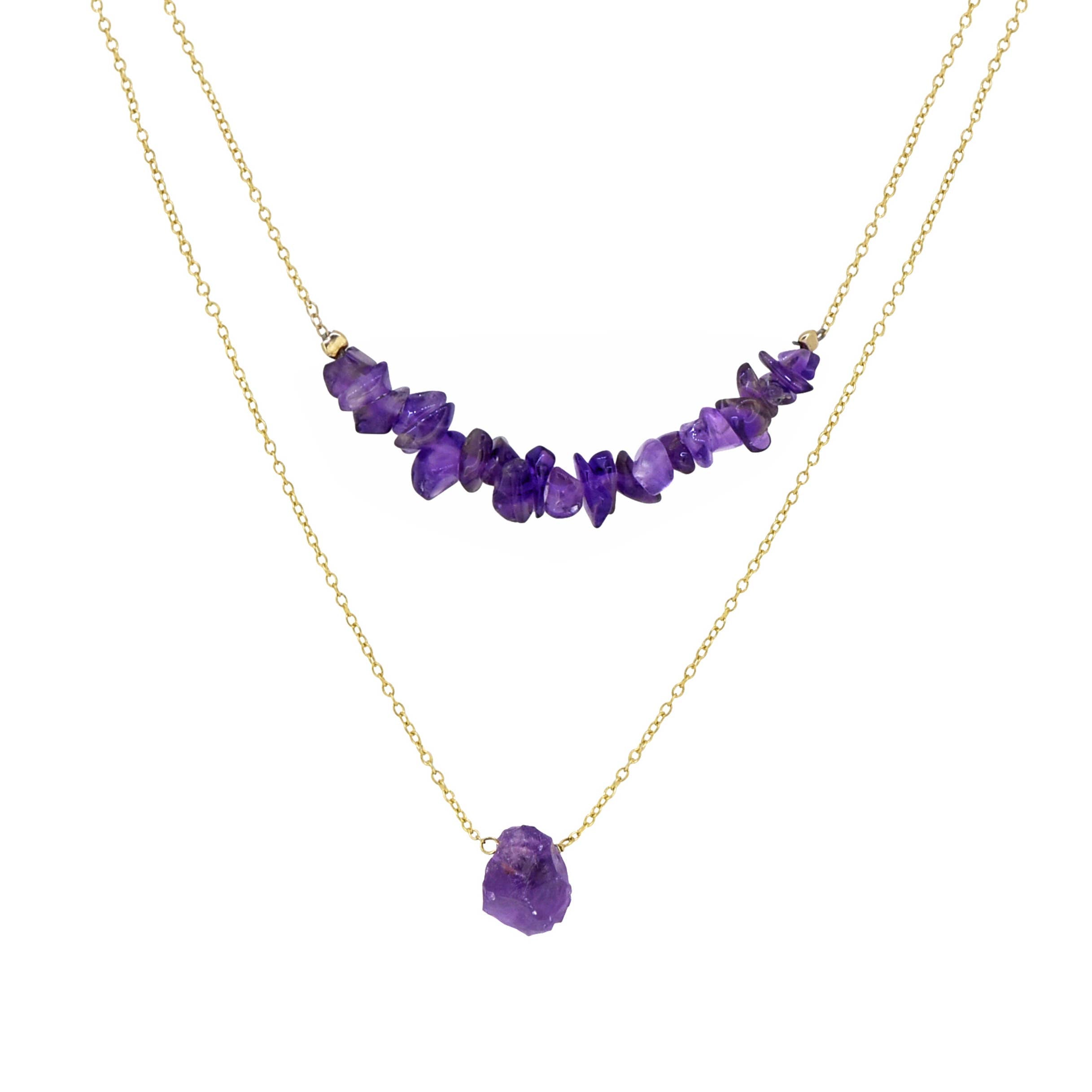 MÍSTIKA AMETHYST VIOLET DESCENT NECKLACE