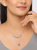 MÍSTIKA APATITE AZURE TETHER NECKLACE