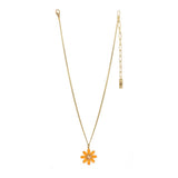 TOVA MINI MOLLY NECKLACE IN ELECTRICS: ELECTRIC ORANGE