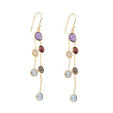 MÍSTIKA MULTI GEMSTONE DROP EARRINGS