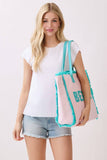 MÍSTIKA TERRY TOTE BAG: PINK