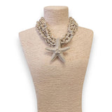 MÍSTIKA MALDIVES BEADED STARFISH NECKLACE
