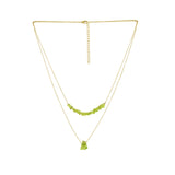 MÍSTIKA PERIDOT DUAL LAYERED NECKLACE