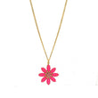 TOVA MINI MOLLY NECKLACE IN ELECTRICS: ELECTRIC PINK