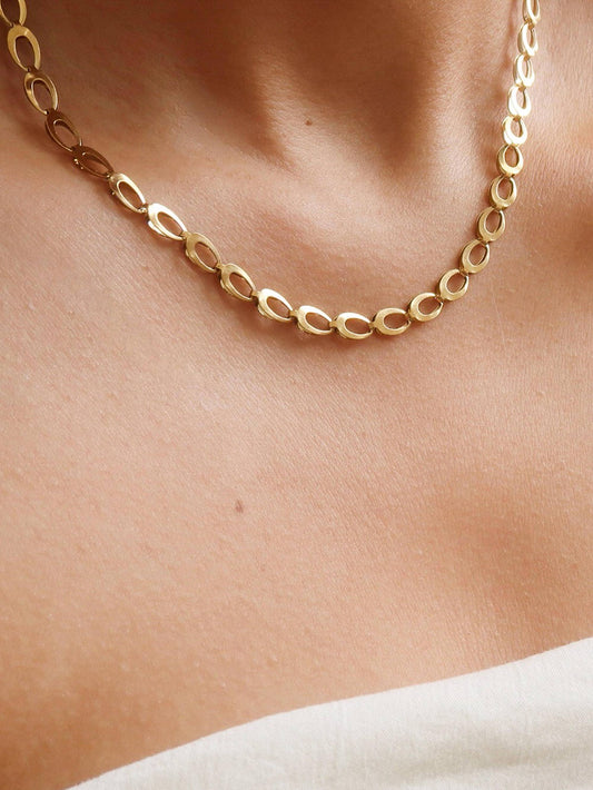 MÍSTIKA OVAL LINK NECKLACE