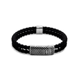 MÍSTIKA DOUBLE BRAIDED RUBBER BRACELET | GOLD