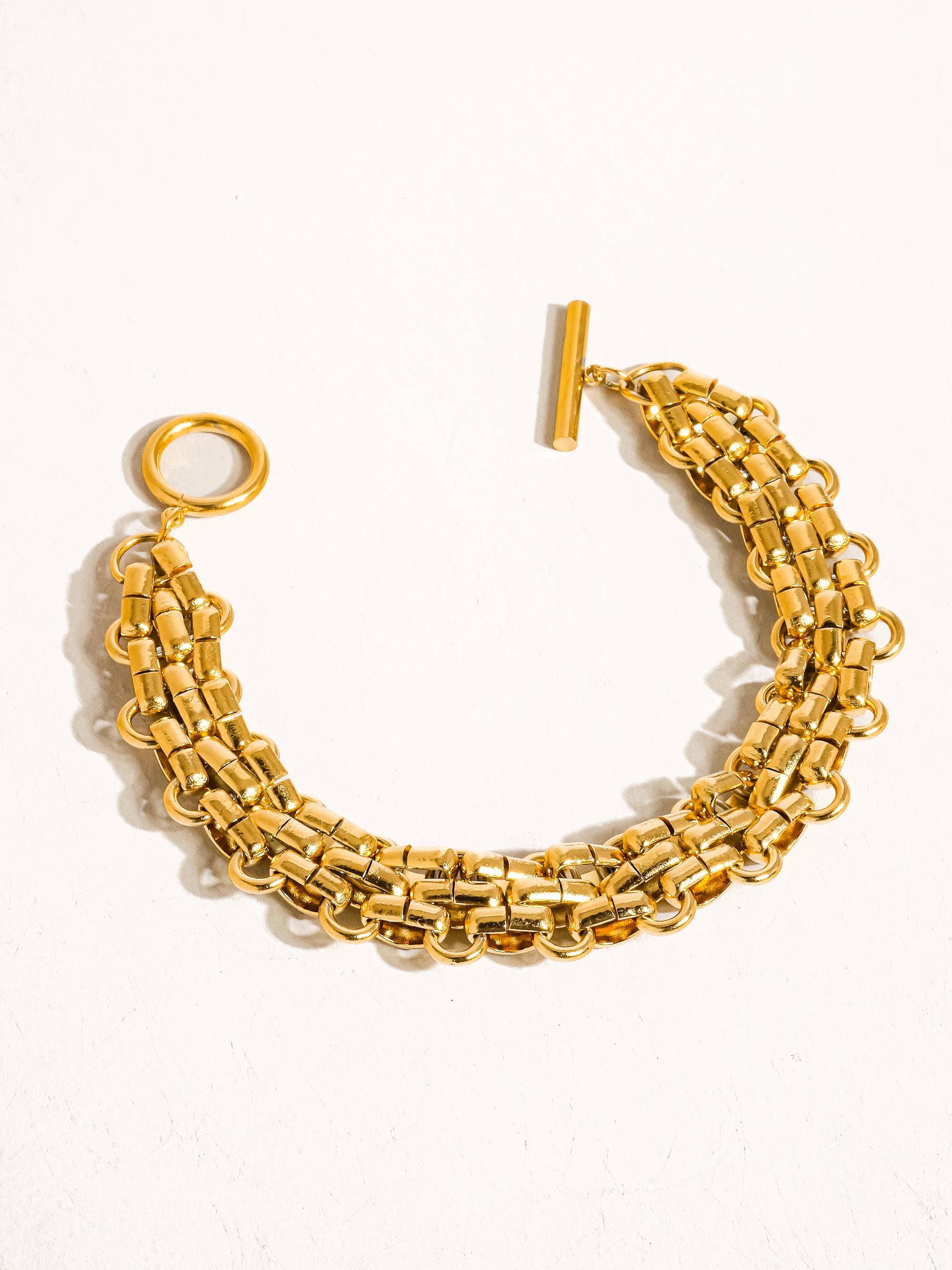 MÍSTIKA 18K GOLD WEAVE BRACELET
