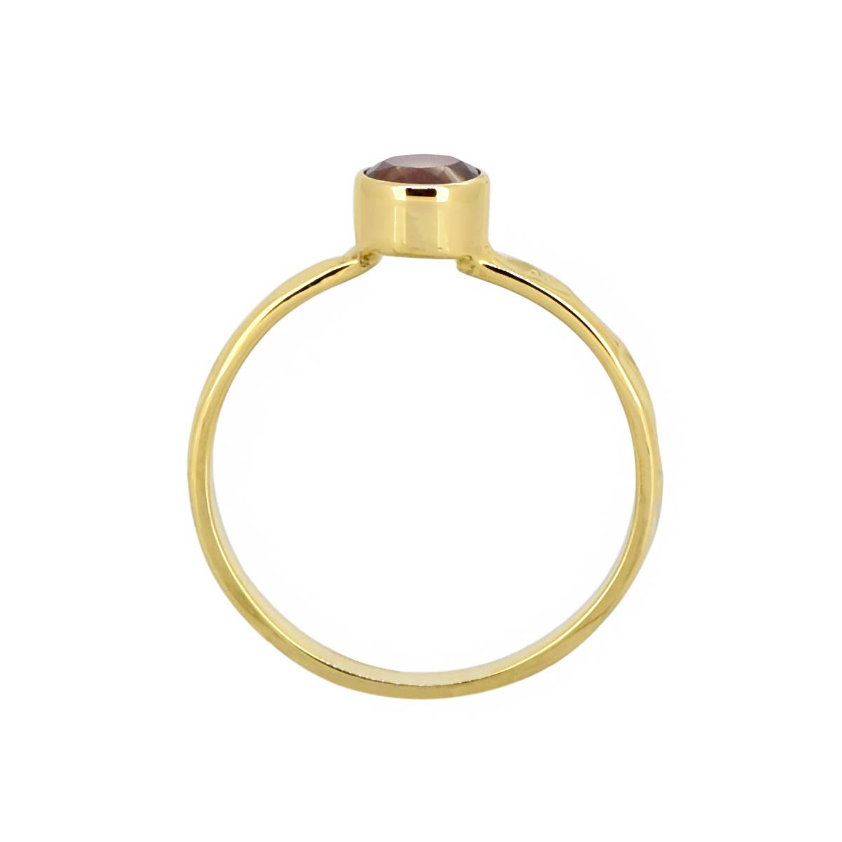 MÍSTIKA GARNET SOLITAIRE RING