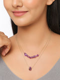 MÍSTIKA AMETHYST VIOLET DESCENT NECKLACE