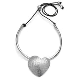 VESTOPAZZO HEART PENDANT CORD CHOKER
