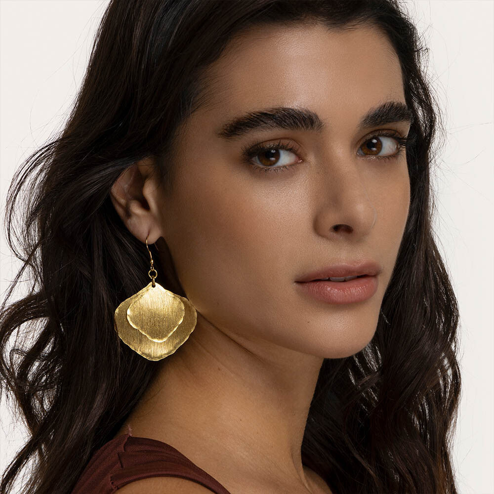 ORECCHINI 2 PLACCHE GEO