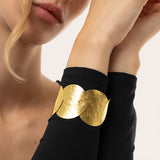 VESTOPAZZO BRACCIALE FASCIA TONDI BATTUTI