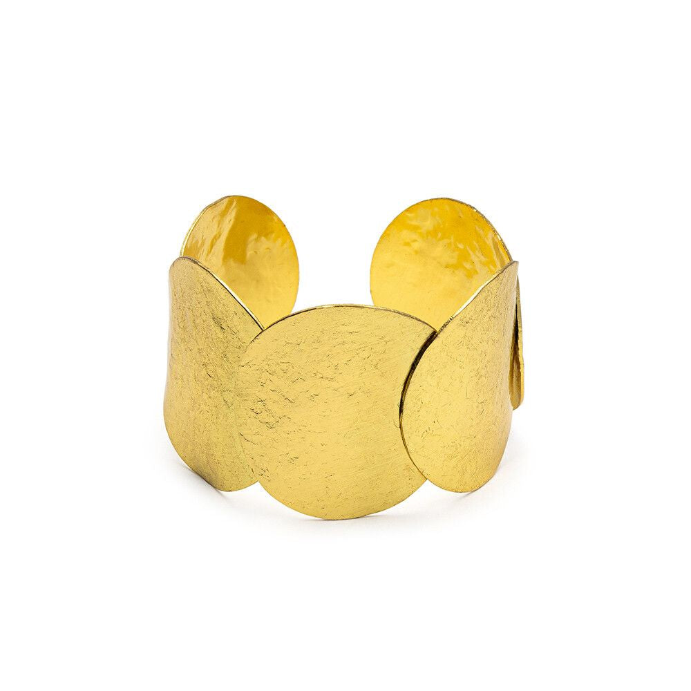 VESTOPAZZO BRACCIALE FASCIA TONDI BATTUTI