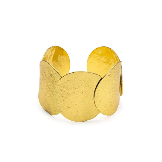 VESTOPAZZO BRACCIALE FASCIA TONDI BATTUTI