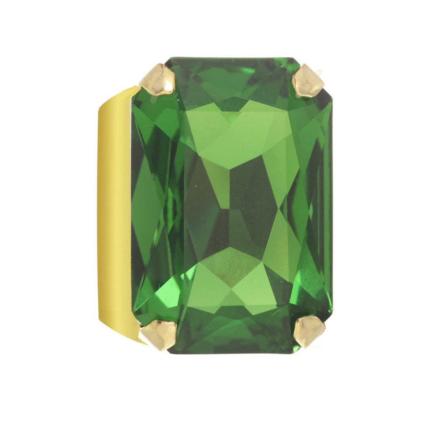 TOVA MINI SOLEIL RING: FERN GREEN