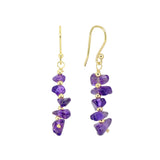 MÍSTIKA AMETHYST CASCADE DANGLE EARRINGS