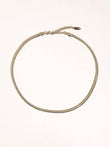 Papillon 18K Gold Non-Tarnish Classic Snake Chain Necklace: Silver