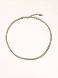 Papillon 18K Gold Non-Tarnish Classic Snake Chain Necklace: Yellow Gold