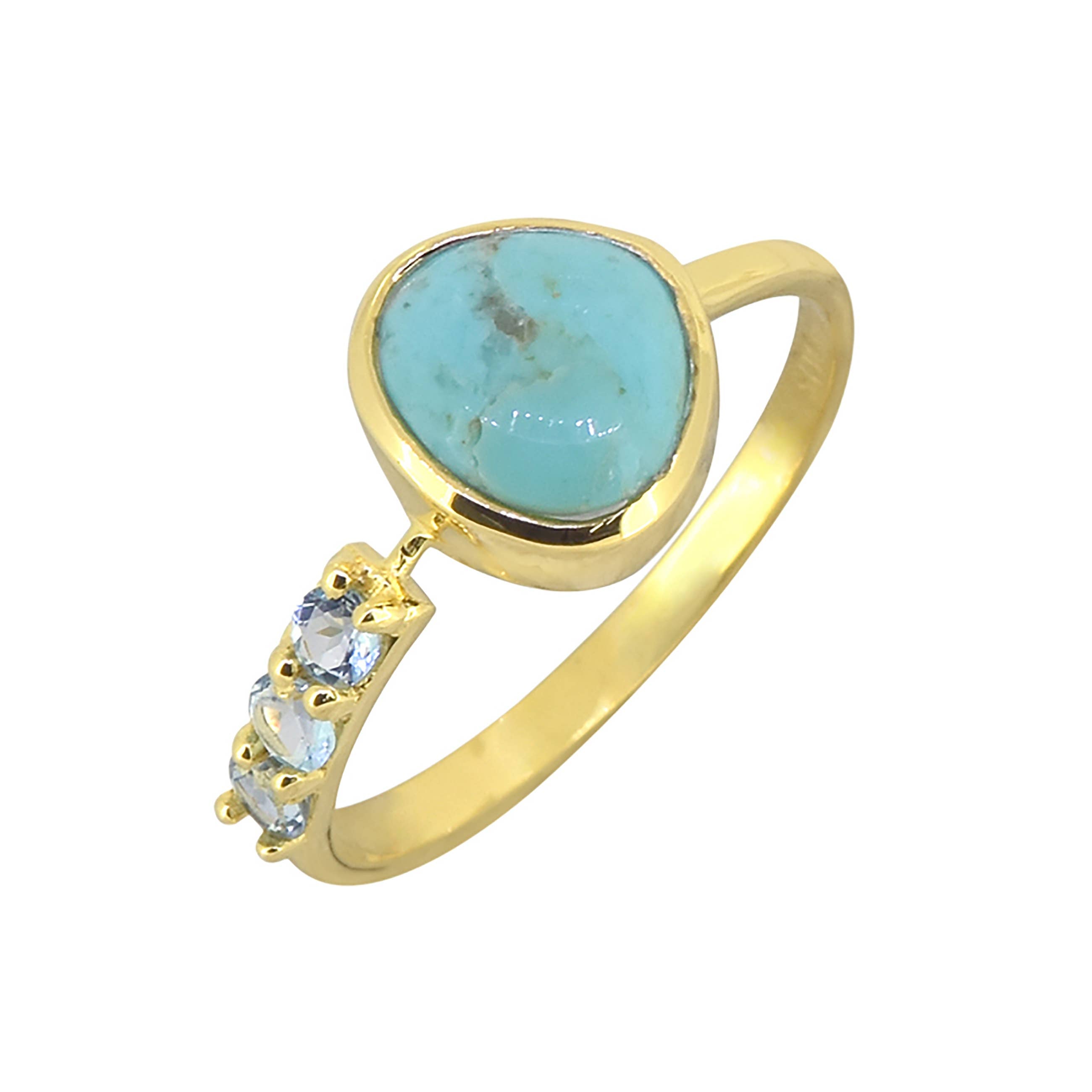 MÍSTIKA BLUE MOHAVE TURQUOISE PROMISE RING