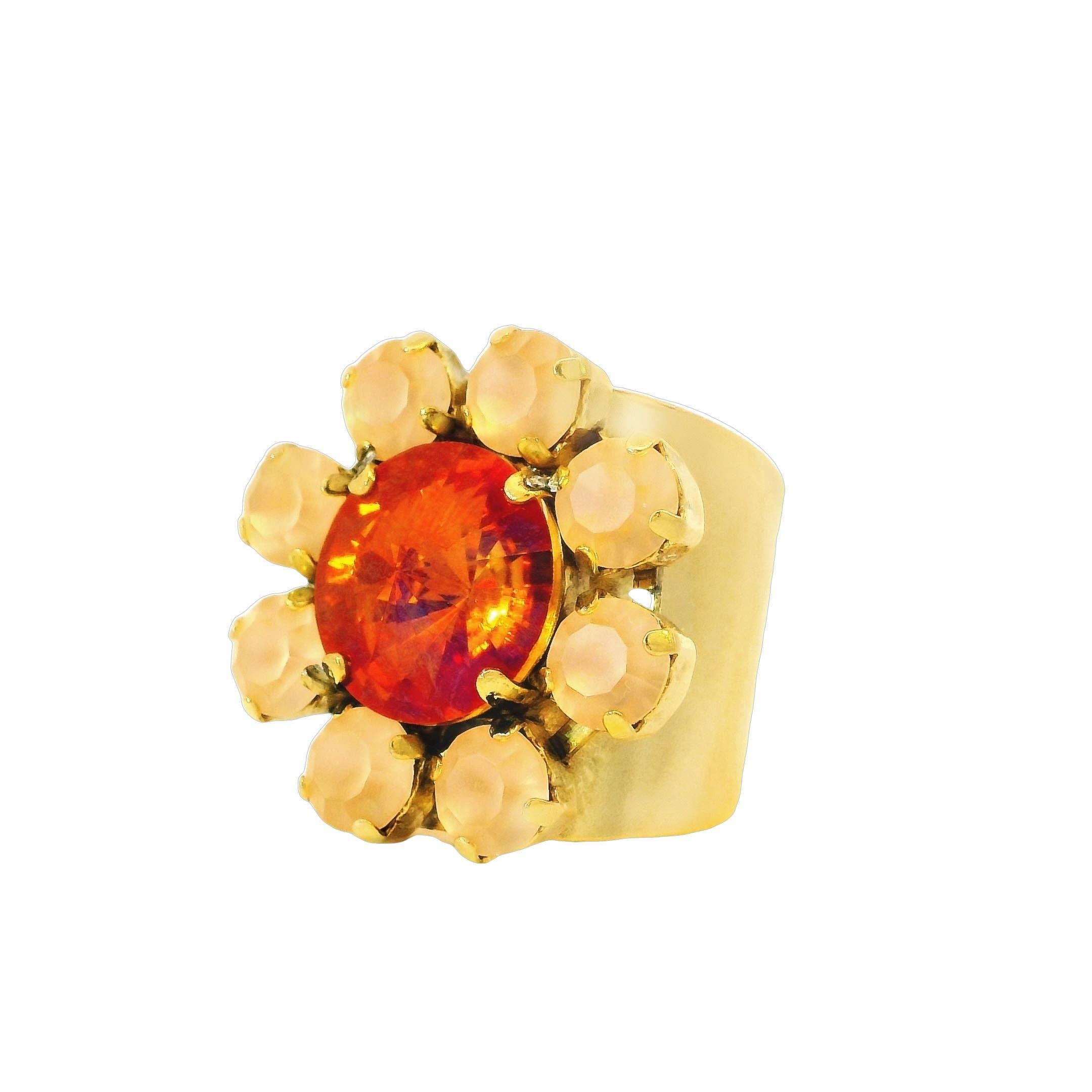 TOVA TWIGGY PLUS RING: PEACH