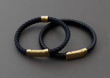 MÍSTIKA DOUBLE BRAIDED RUBBER BRACELET | SILVER