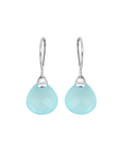 MÍSTIKA AQUA CHALCEDONY TEARDROP EARRINGS