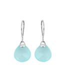 MÍSTIKA AQUA CHALCEDONY TEARDROP EARRINGS