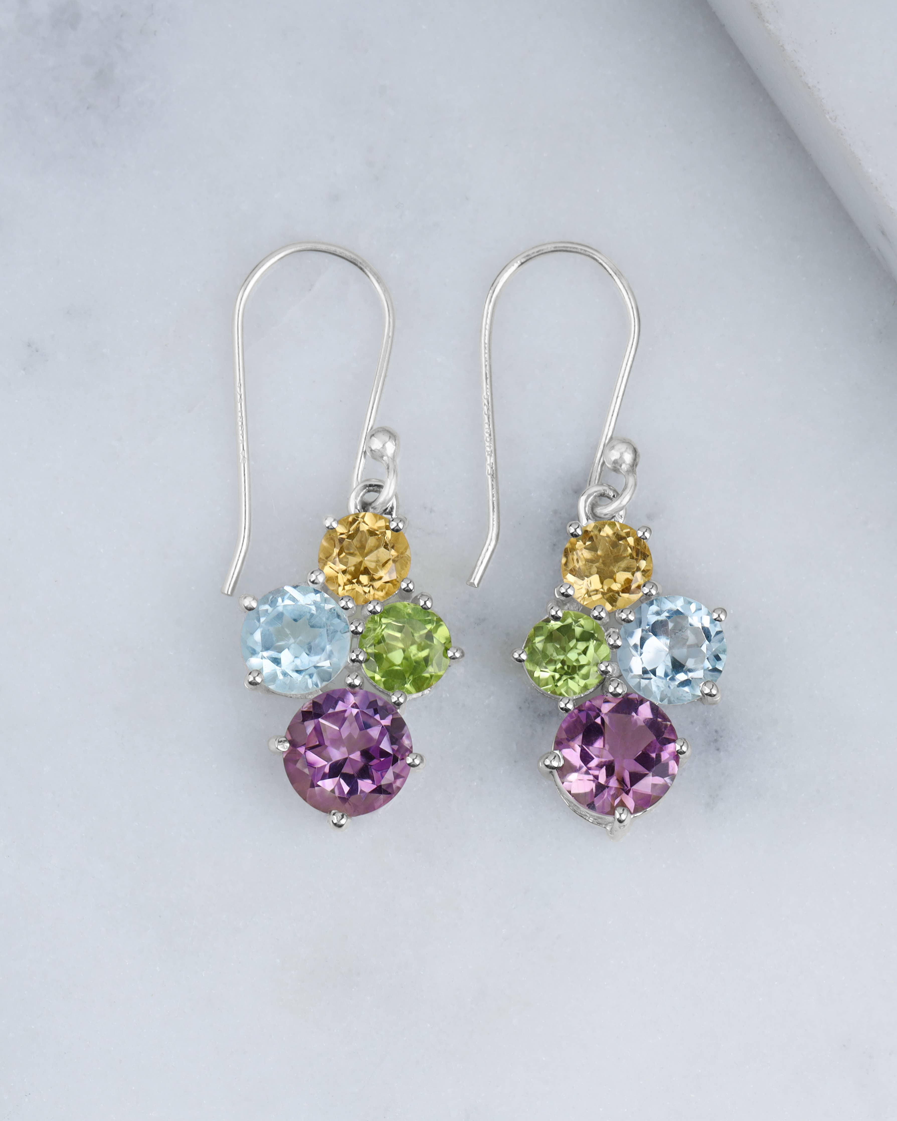 MÍSTIKA MULTI GEMSTONE EARRINGS