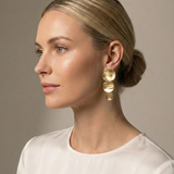 MÍSTIKA GOLD DISC EARRINGS