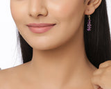 MÍSTIKA AMETHYST CASCADE DANGLE EARRINGS