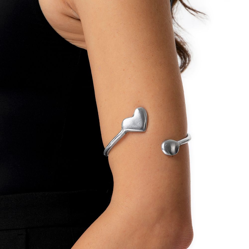 VESTOPAZZO HEART & CIRCLE CUFF
