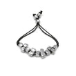 VESTOPAZZO BLACK THREAD CUBE BRACELET