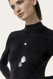 VESTOPAZZO 3-PETAL PENDANT NECKLACE