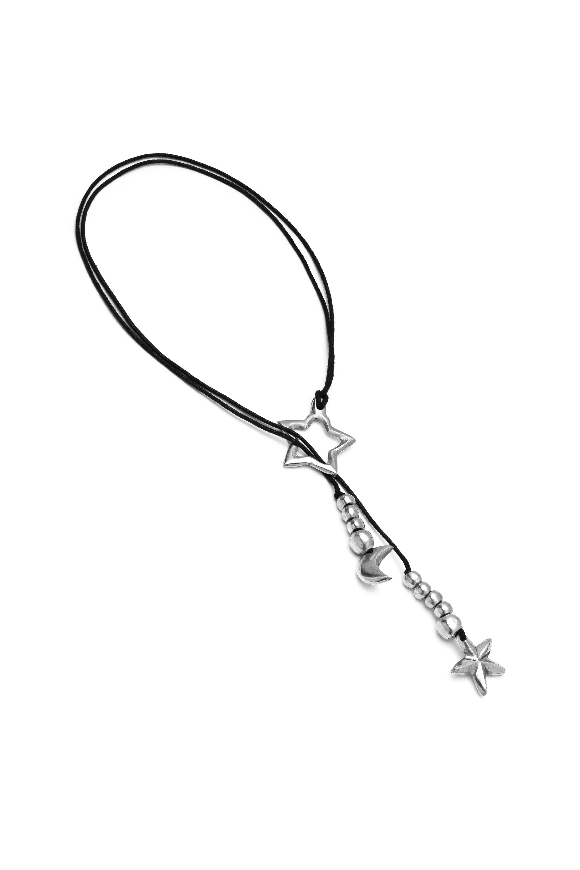 VESTOPAZZO STAR/MOON PENDANT NECKLACE