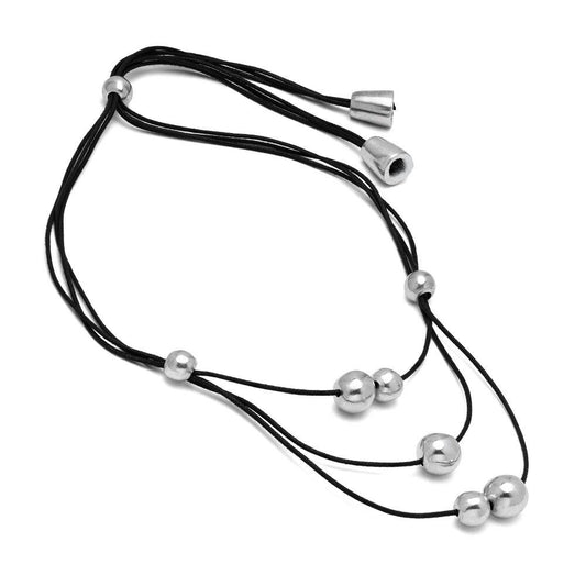 VESTOPAZZO THREE BALL PENDANT NECKLACE