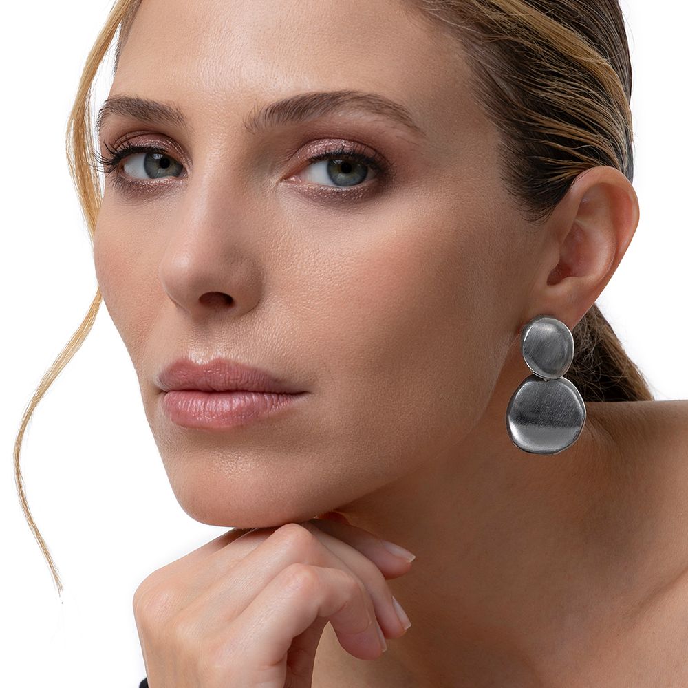 VESTOPAZZO 2 ROUND DROP EARRINGS