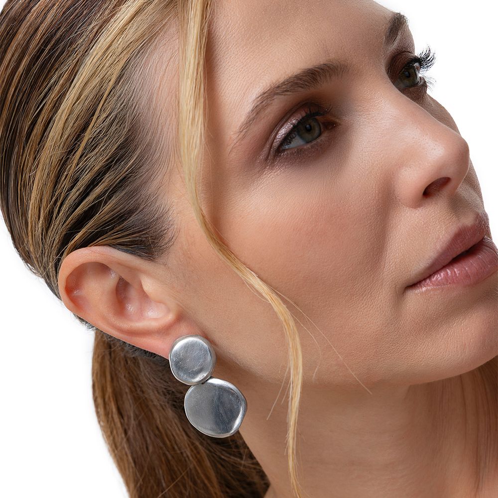 VESTOPAZZO 2 ROUND DROP EARRINGS