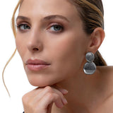 VESTOPAZZO 2 ROUND DROP EARRINGS