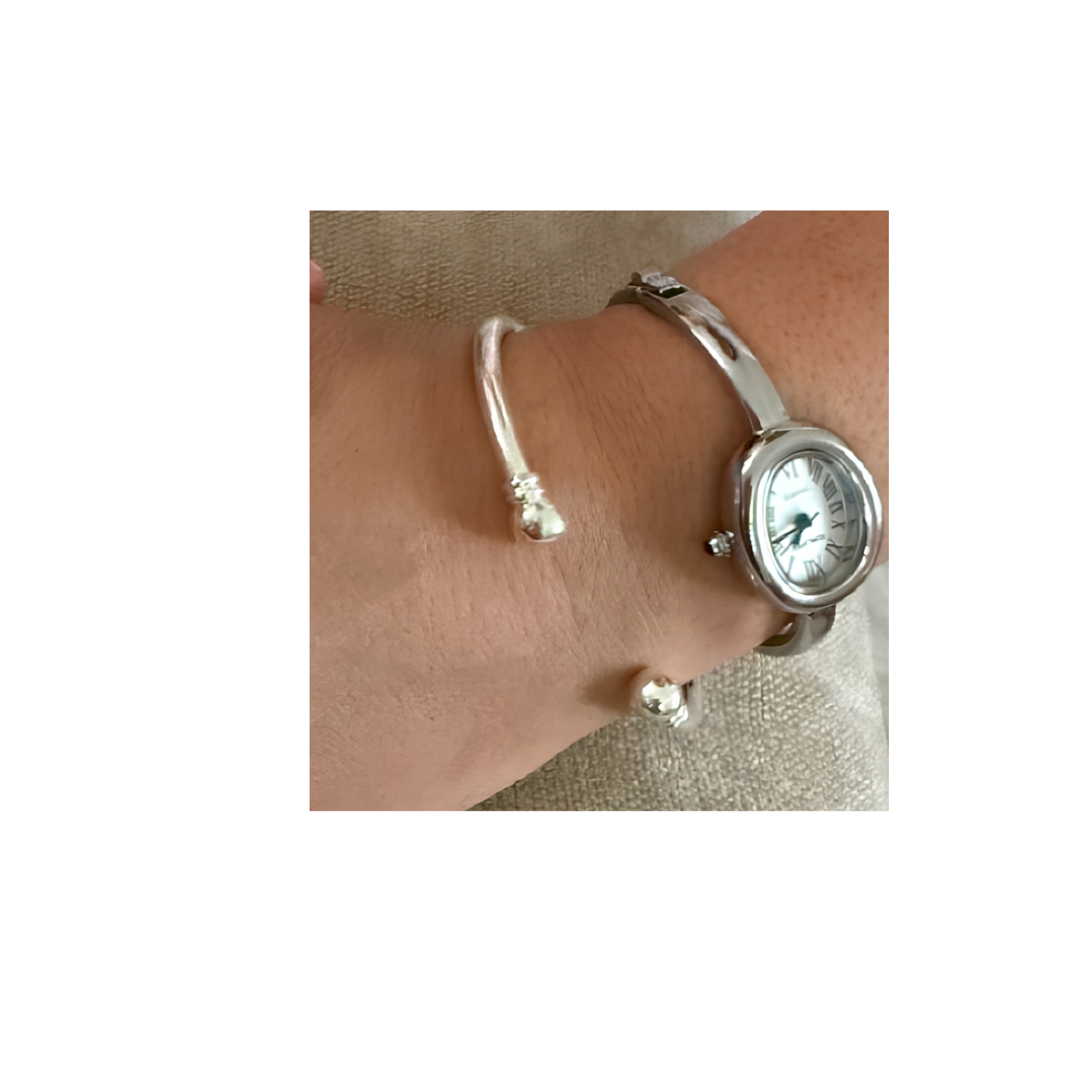 MÍSTIKA 925 SILVER CUFF BANGLE