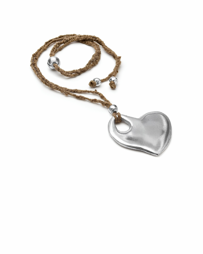 VESTOPAZZO PENDENTIF COEUR A TROU GOUTTE