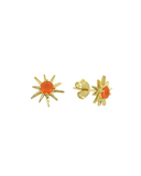 MÍSTIKA CARNELIAN BOHEMIAN SUNSHINE STUD EARRINGS
