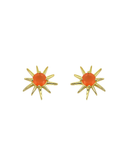 MÍSTIKA CARNELIAN BOHEMIAN SUNSHINE STUD EARRINGS