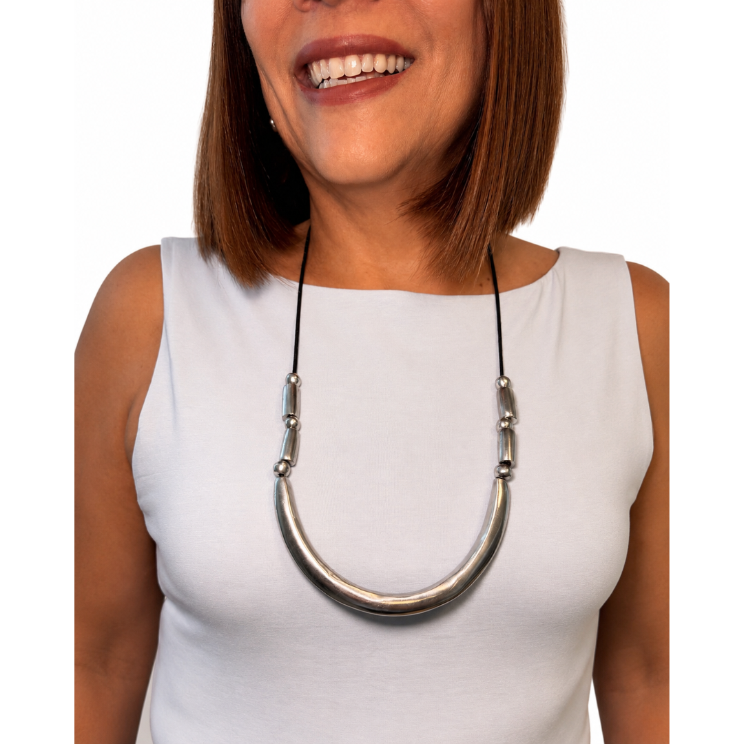 VESTOPAZZO 4-CYLINDER RIGID NECKLACE