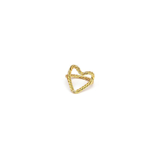 VESTOPAZZO WAVY HEART RING