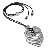 VESTOPAZZO 4 HEARTS PENDANT NECKLACE
